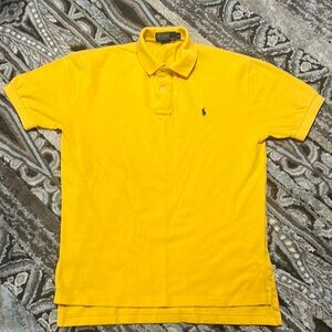 Yellow/Gold Polo Button-Up Tee Small